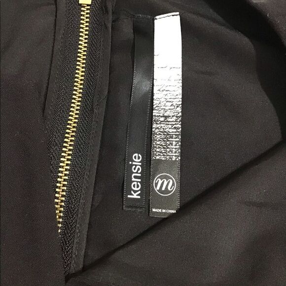 Kensie Black Sleeveless Flare Dress NWT Sz M - Picture 11 of 11